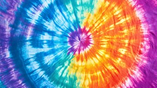 多彩扎染图案的绚丽世界