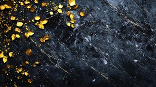 黑金背景上的金色碎屑