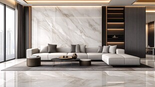 现代简约风豪华客厅空间