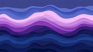 梦幻渐变波浪背景图案