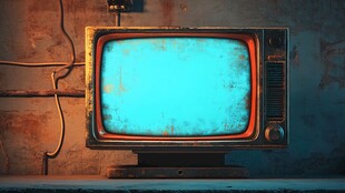 复古旧电视 散发岁月气息