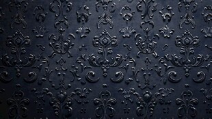 深色复古花纹背景图案