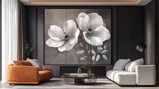 现代简约风客厅艺术装饰画