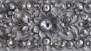 银饰花纹 璀璨华丽装饰艺术