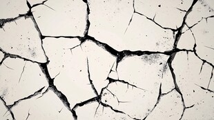 干裂大地纹理特写
