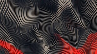 黑红波纹抽象艺术背景图