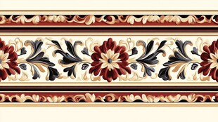 欧式精美花卉装饰花纹