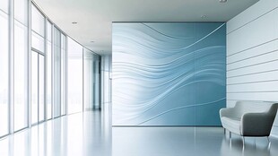 现代简约风格的宽敞办公空间