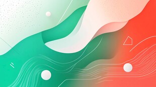 渐变几何流体抽象背景图