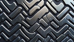 金属质感交错图案纹理