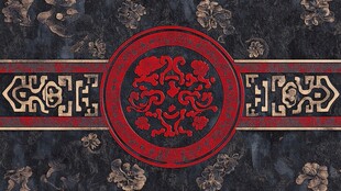 中式传统花纹古典图案背景