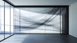 极简空间中的艺术线条装饰