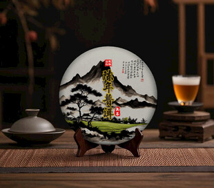 茶饼包装  下载为展开图
