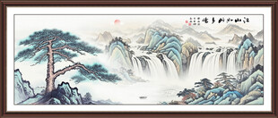 江山如画山水画