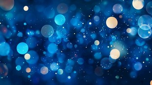 梦幻蓝色光斑背景特效