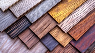 多样实木地板材质展示