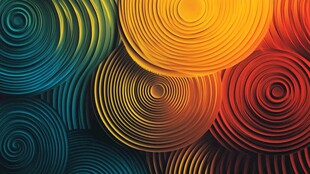 绚丽螺旋图案背景设计