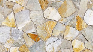 多彩碎拼石材墙面纹理