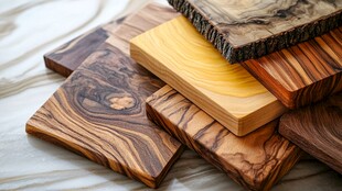 多样纹理精美实木板材