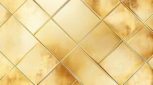 金色方格纹理背景图