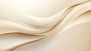 米金色流体波浪抽象背景