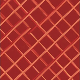 红色格纹几何图案背景