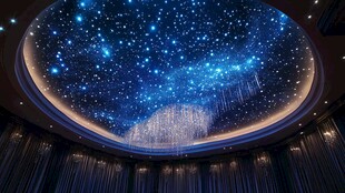 梦幻星空天花板室内景观