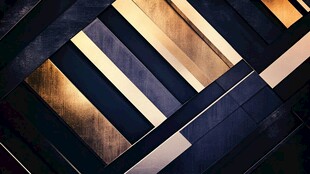 黑金几何拼接抽象背景图