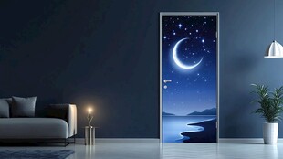 梦幻星空门饰装点客厅