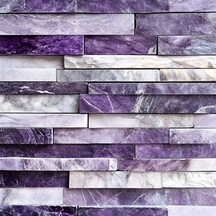 紫白相间大理石墙面纹理