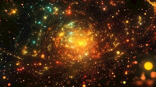 璀璨星系宇宙绚丽景象