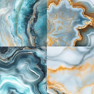 多彩大理石纹理艺术图案