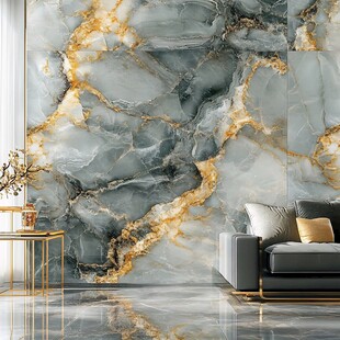 奢雅大理石背景墙家居风