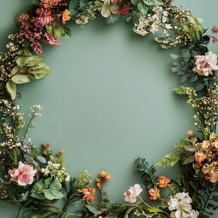 清新花环 装点自然之美