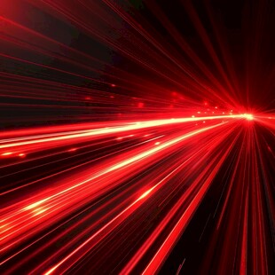 红色动感光线特效背景图