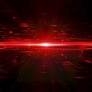 红色科技光线炫酷背景图