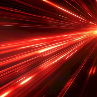 红色光线动感特效背景