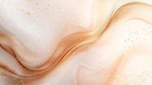 梦幻金棕流体艺术背景图