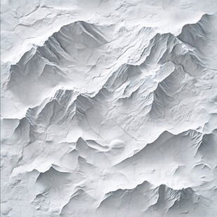 灰白立体山脉纹理图案