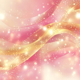 梦幻粉金渐变光效背景图