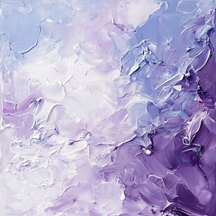 梦幻紫蓝调油画纹理背景