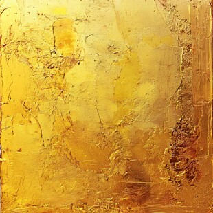 金色抽象纹理艺术画作