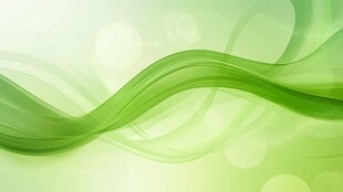 绿色动感波浪背景图