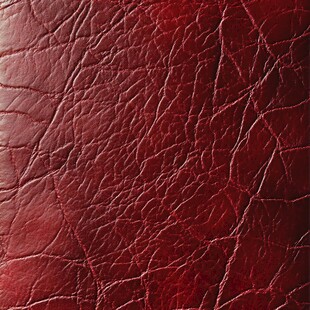 酒红色皮革纹理特写