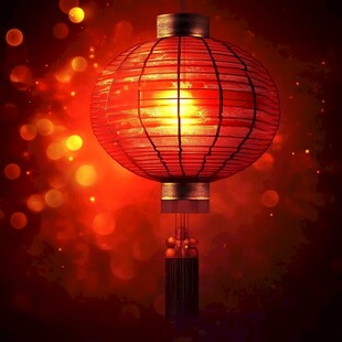 红灯笼闪耀喜庆氛围浓