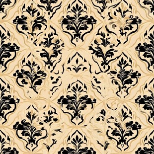 欧式古典花纹无缝背景图