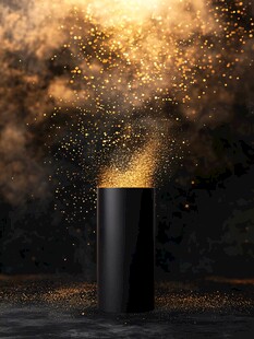 黑金闪耀 粒子迸发瞬间