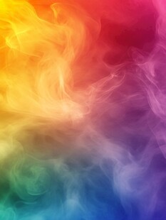 梦幻多彩烟雾背景图