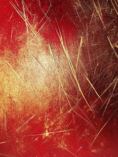 红色金属刮痕纹理背景