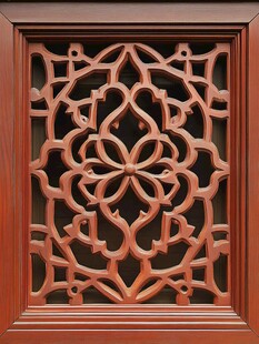 中式雕花窗棂 精致木艺